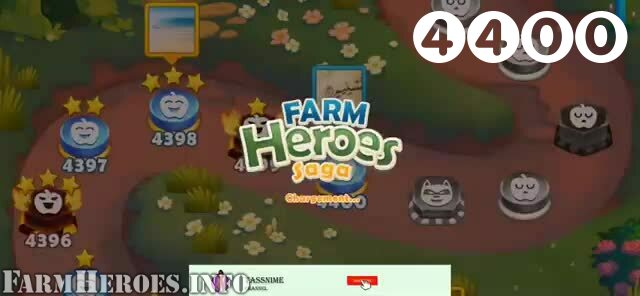 Farm Heroes Saga : Level 4400 – Videos, Cheats, Tips and Tricks