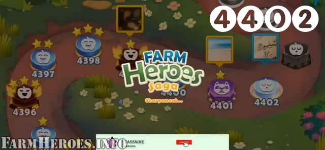 Farm Heroes Saga : Level 4402 – Videos, Cheats, Tips and Tricks