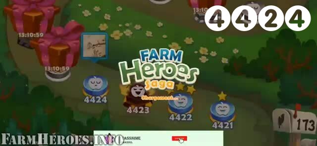 Farm Heroes Saga : Level 4424 – Videos, Cheats, Tips and Tricks