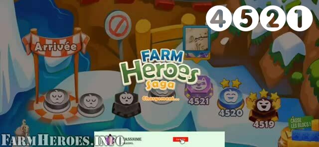 Farm Heroes Saga : Level 4521 – Videos, Cheats, Tips and Tricks